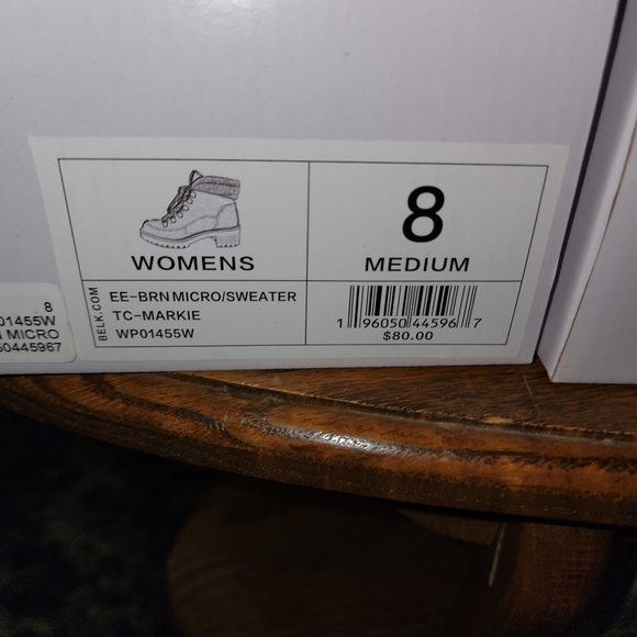 TRUE CRAFT NWT WOMENS BROWN MARKIE HIKING BOOTS - Picture 8 of 8